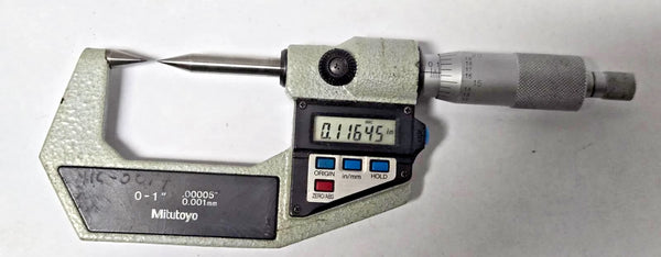 MITUTOYO 0 - 1 " Digital Micrometer .00005'' - 0.001 mm