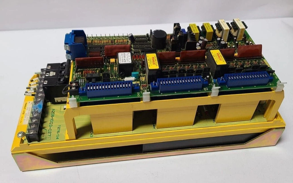 Fanuc A06B-6058-H221 Servo Amplifier A16B-1200-0800/08A A350-1003-T276/04