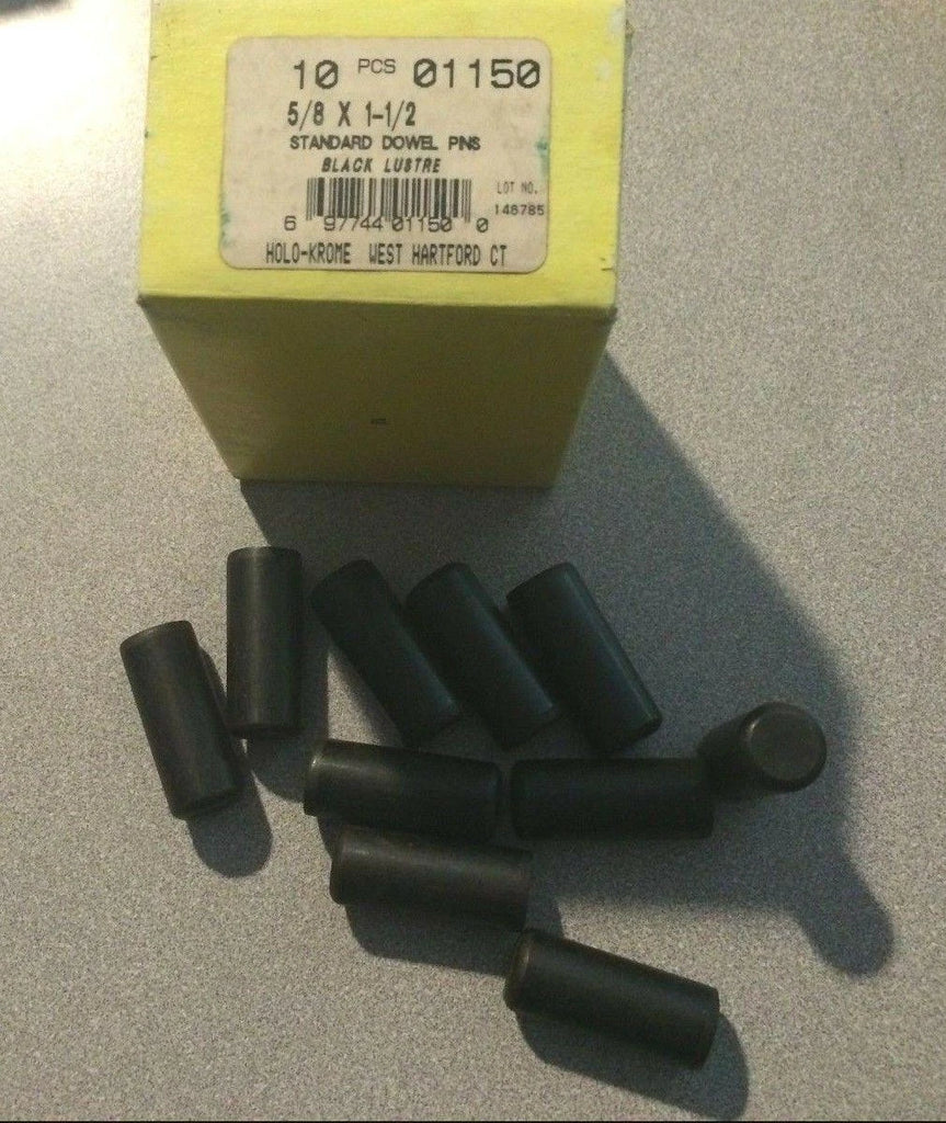 Holo Krome Standard Dowel Pin 5/8" Steel 1-1/2" 01150 10 Pcs New