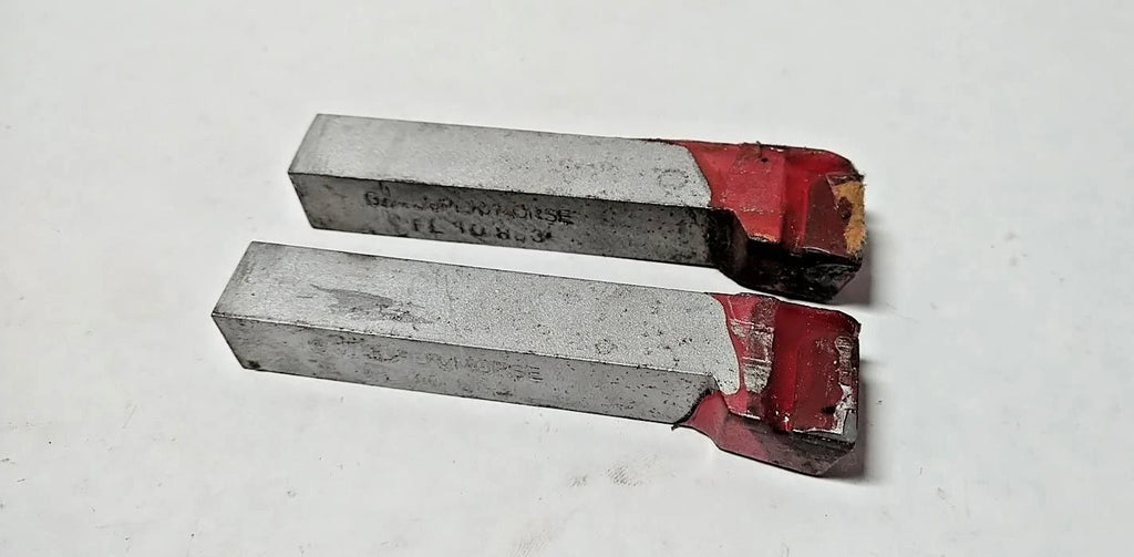 G.W. Super/Morse Brazed Tipped Carbide Lathe Tool Bit 5/8" Shank FL 10 883 2pcs