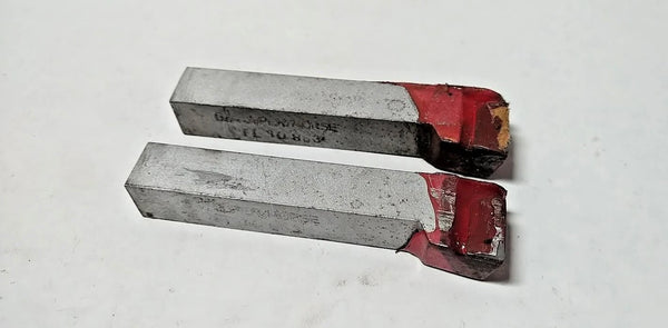 G.W. Super/Morse Brazed Tipped Carbide Lathe Tool Bit 5/8" Shank FL 10 883 2pcs