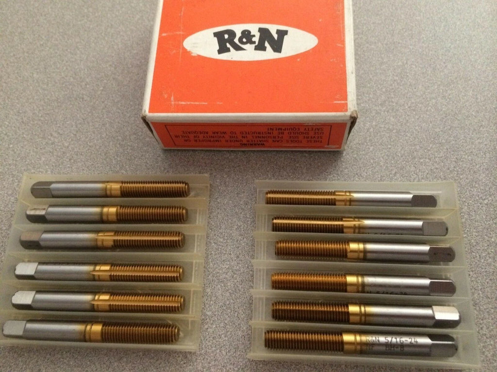 Reiff Nestor R&N ThreadFormer HSS Standard Bott Tap 12 Pcs 5/16 - 24 H-8 New