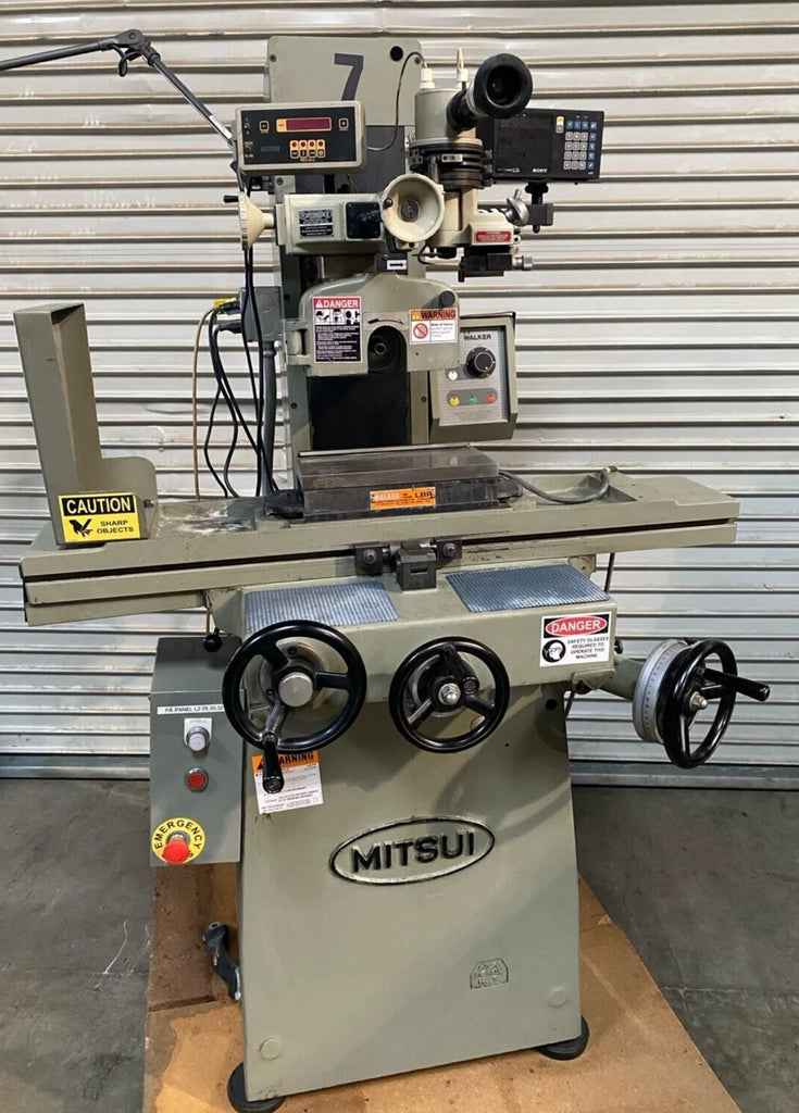 MITSUI MSG-200MH SURFACE GRINDER Grinding Machine 6" W 12" L With DRO DRESSER