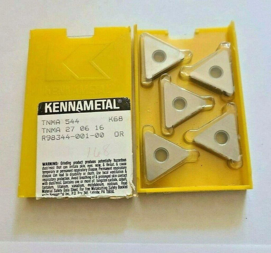 KENNAMETAL TNMA 544 27 06 16 K68 Lathe Carbide 5 Inserts Mill New Tools