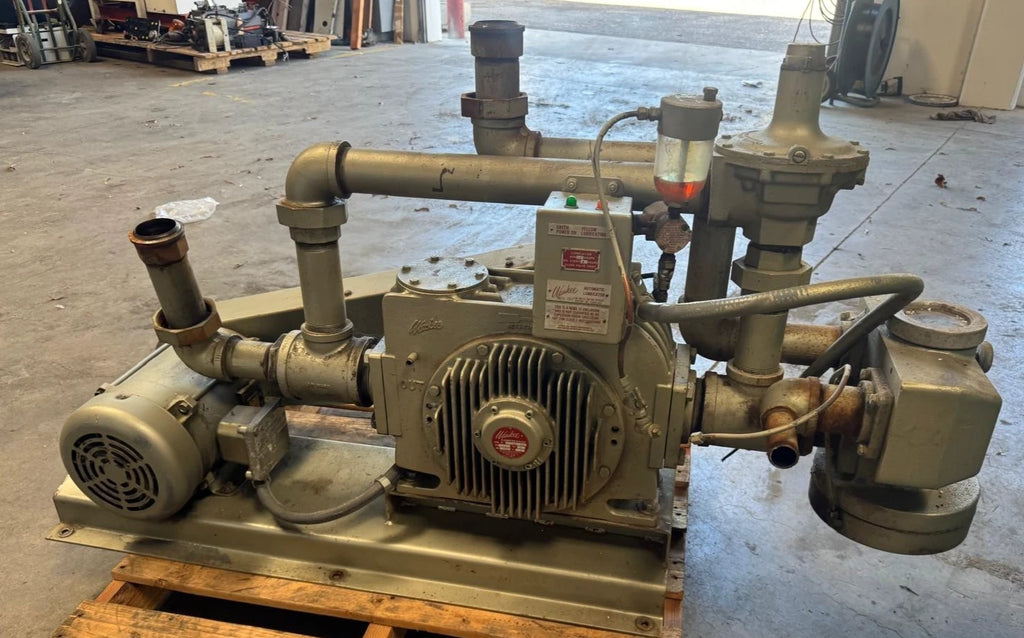 Waukee Gas Compressor 3 HP High Vacuum Pressure Pump Centrifuge Blower 5000 CFH