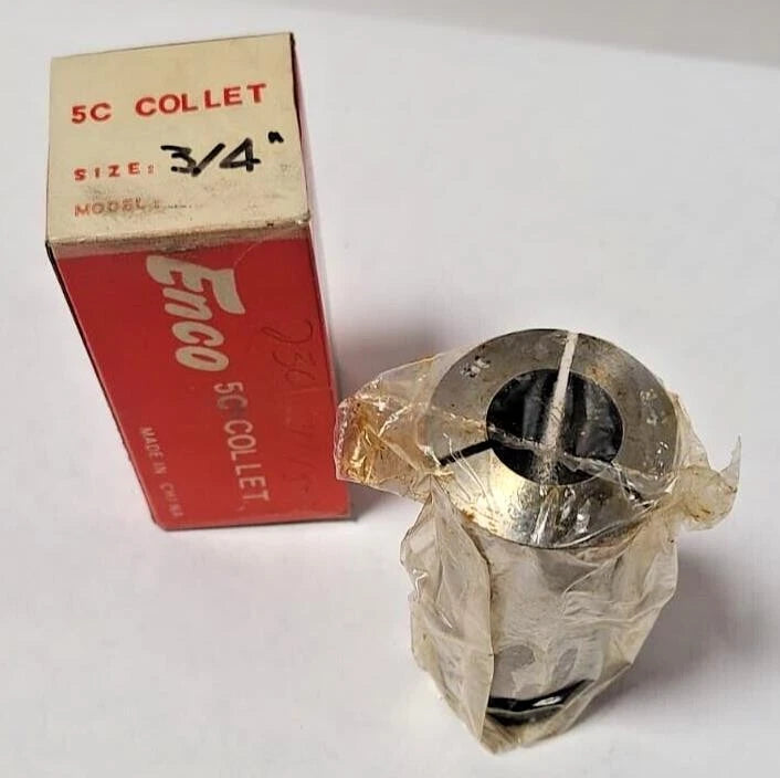 New Enco 5C Lathe Mill Collet Size 3/4 CNC Chucker Free Shipping