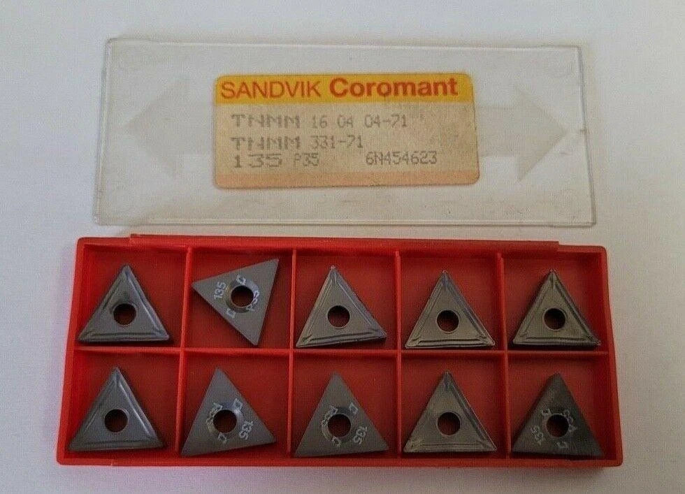 10 Pcs SANDVIK Coromant TNMM 331-71 Lathe Carbide Inserts 16 04 04-71 P35 New