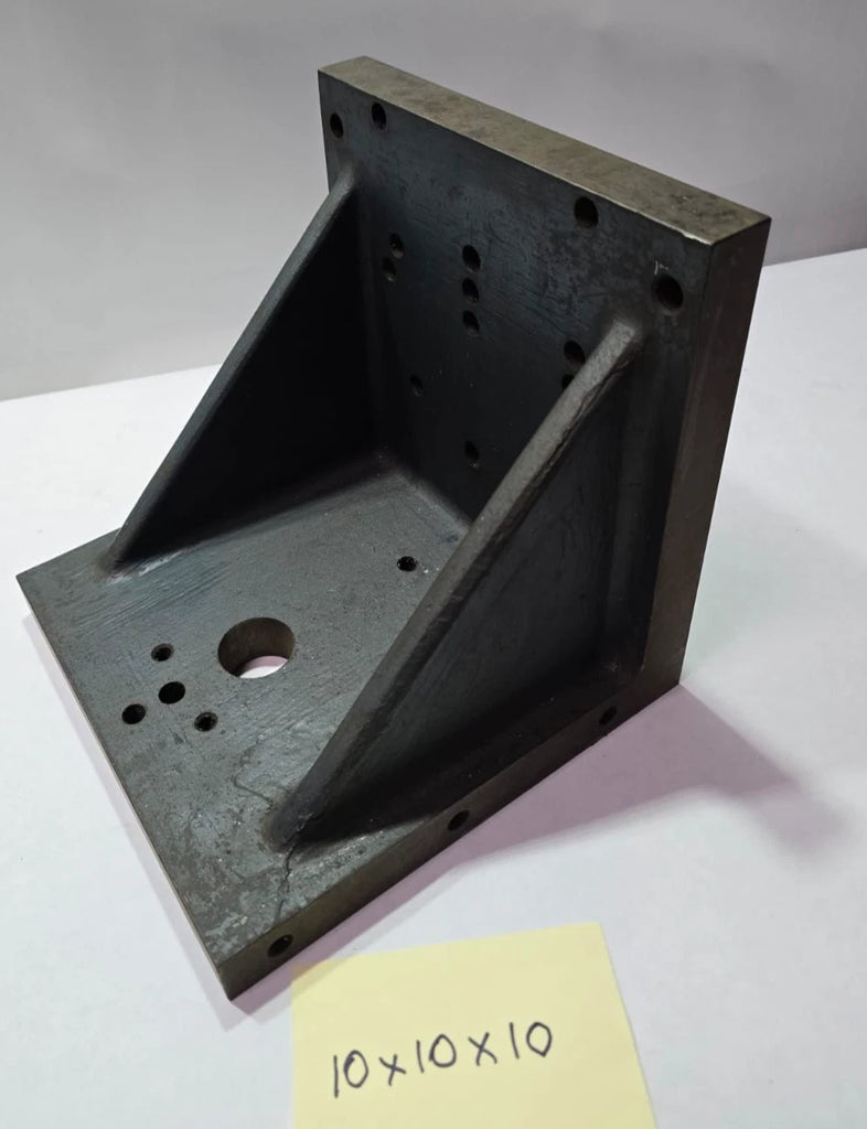 Angle Block 10 x 10 x 10 Heavy Duty Machinist Tool Mill Milling Machine Steel