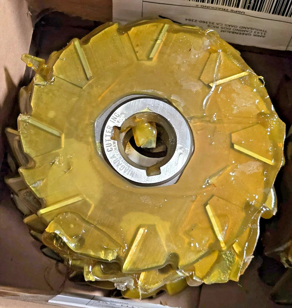 Niagara Milling Cutter 6" x 3/8 HIGH SPEED STEEL HSS Resharpened Horizontal Mill