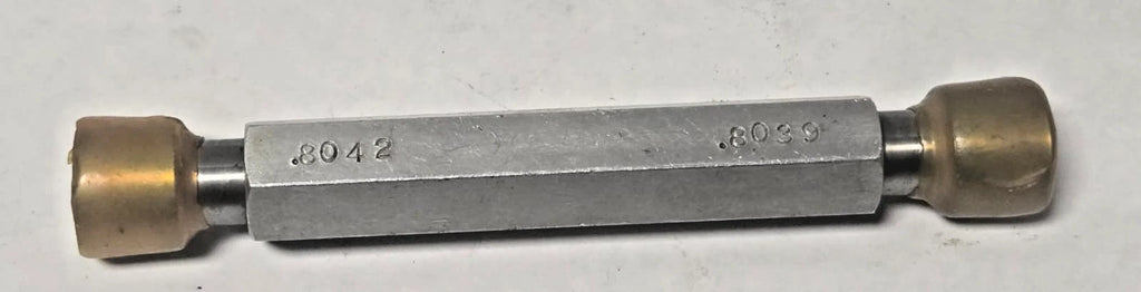 Gauge BORE RING GO NO GO .8042 .8039 Thread Plug Gage