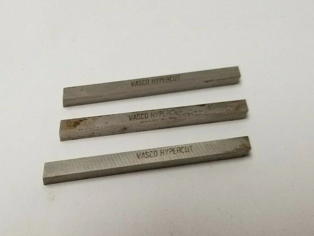 VASCO Hypercut 3/16 x 2-1/2 Square Lathe Tool Cutting HSS Bits Ground High Speed