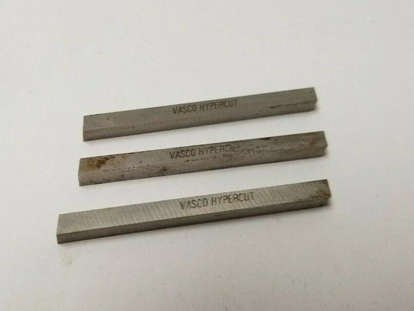 VASCO Hypercut 3/16 x 2-1/2 Square Lathe Tool Cutting HSS Bits Ground High Speed