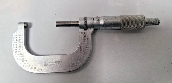 Starrett 213-C Outside Micrometer USA