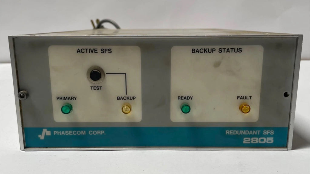 PHASECOM CORP SFS 2805 Solid State Source 6MHZ Umodulated Reference Signal