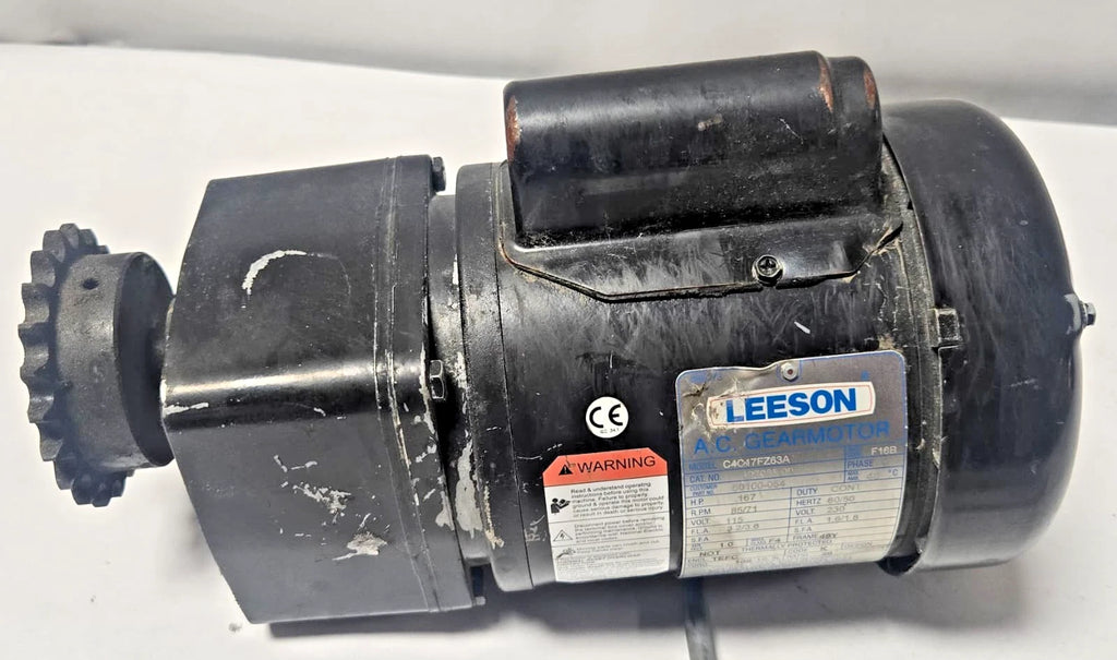 Leeson Electric C4C17FZ63A AC Gear Motor 107065.00 Little David LDX-RTB Case