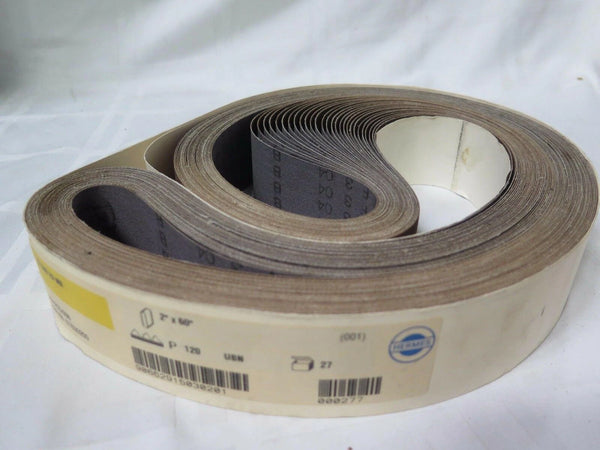 Hermes 2" x 60" Sanding Belts VM4255/006 Grit 120 Qty 27 RB 346 23 MX Brand New