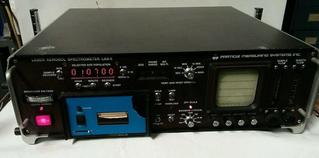 PMS Particle Measuring Systems LAS-X W/CRT Laser Counter Aerosol Spectrometer