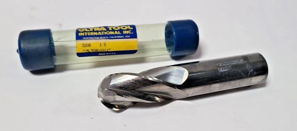 Ultra Tool International USA 1" Solid Carbide Ball End Mill 320B