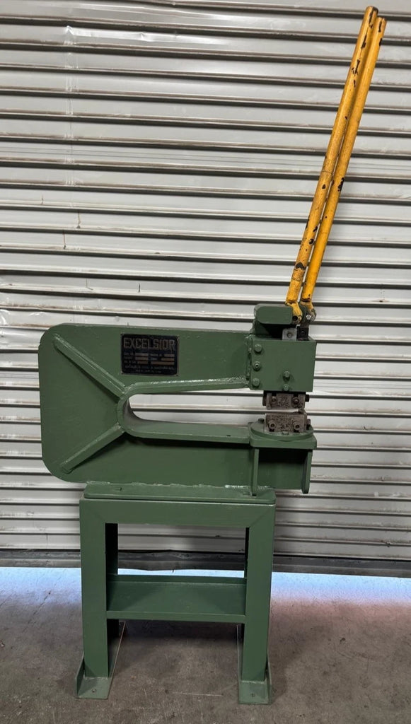 Royersford Excelsior Model 11 HLH Double Cut Shear Press Notcher 12 Gauge USA