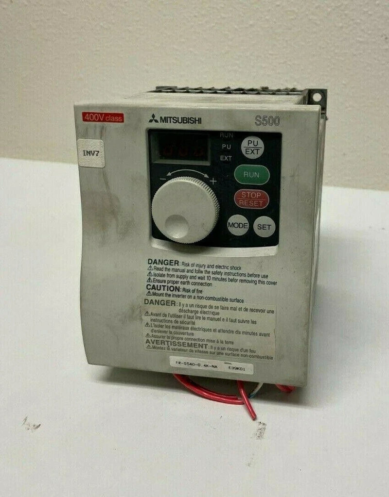 Mitsubishi FR-S540-0.4K-NA VFD Inverter Motor Drive