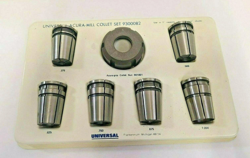 Universal Houdaille Acura Mill 9300082 Collet Set