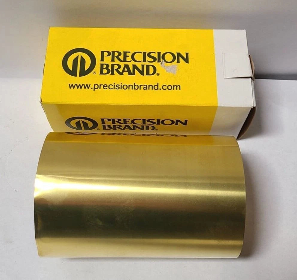 Precision Brand Brass Shim Stock 6" x 100" 17195 0.002