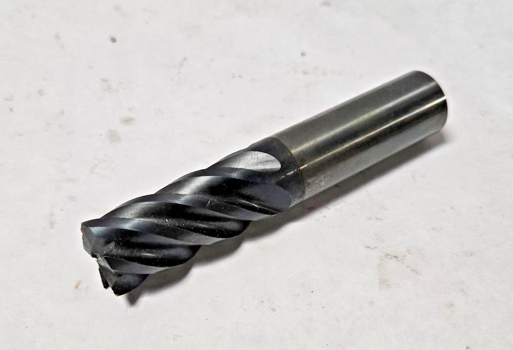 Solid Carbide End Mill 3/4" Shank 5 Flutes resharpened