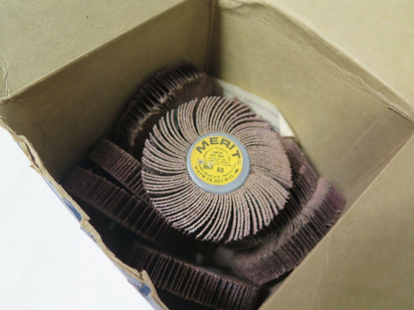 10 Pcs MERIT Abrasives Grind O Flex Mini Wheel 35001 MM 3005 Grit 60 Brand New