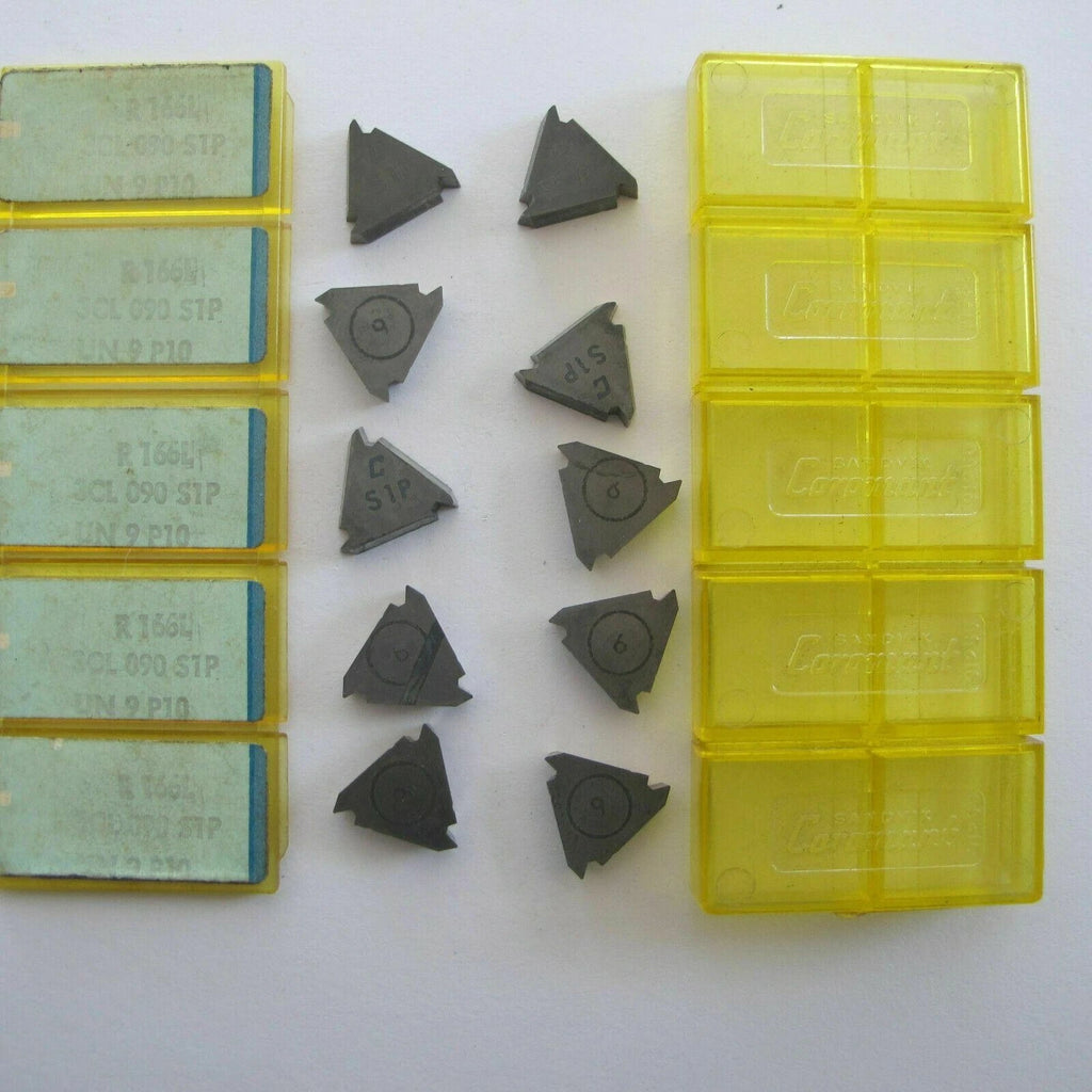 SANDVIK Coromant R166L 3CL 090 S1P UN 9 P10 Threading Lathe Carbide 10 Inserts