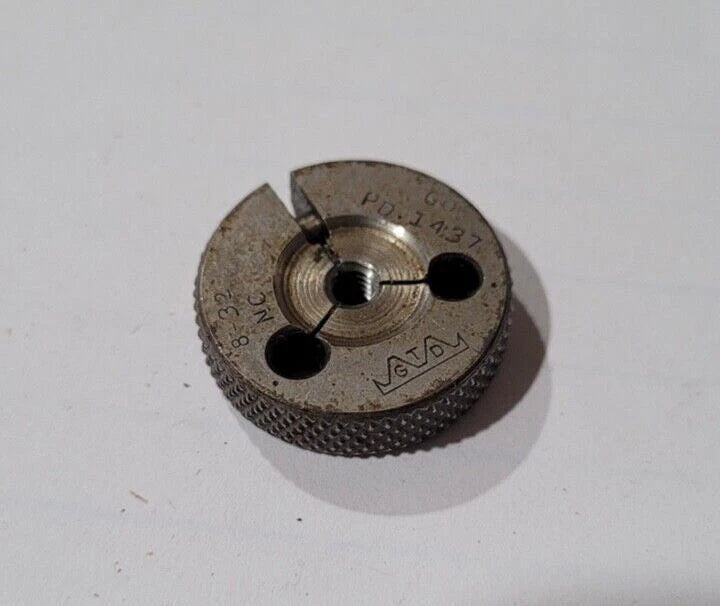 8-32 NC GO Thread Ring Gage P.D. .1437