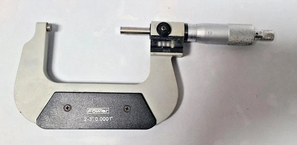 Fowler 2-3" 0.0001" Machinist Tool Outside Micrometer