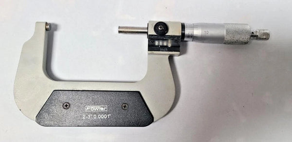 Fowler 2-3" 0.0001" Machinist Tool Outside Micrometer