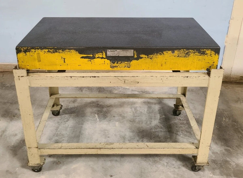 48" x 22.5" x 6" PRECISION Granite Table Surface Inspection Plate Grade A