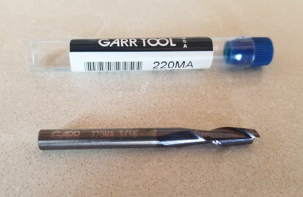 GARR Tool 220MA 3/16" End Mill Carbide EDP # 11117 2 FL New