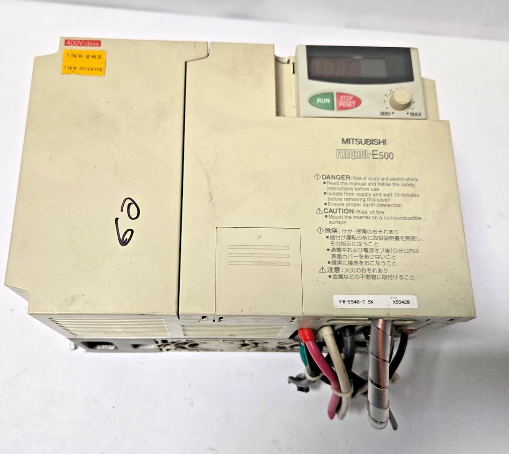 MITSUBISHI FR-E540-7.5K FRE54075K INVERTER DRIVE 7.5KW Freqrol E500