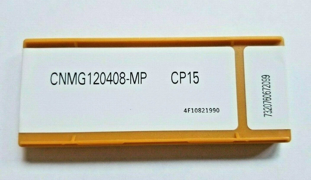 10 Pcs CARBOLOY CNMG 120408-MP CP15 Carbide Inserts Lathe Tools New