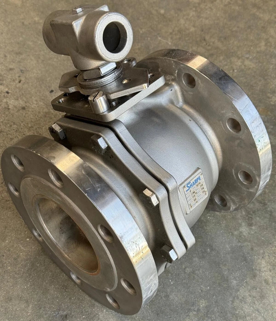 SHARPE 4" Flanged Ball Valve CF8M 50116 Stainless Steel 316 500F 275 PSI @ 100 F
