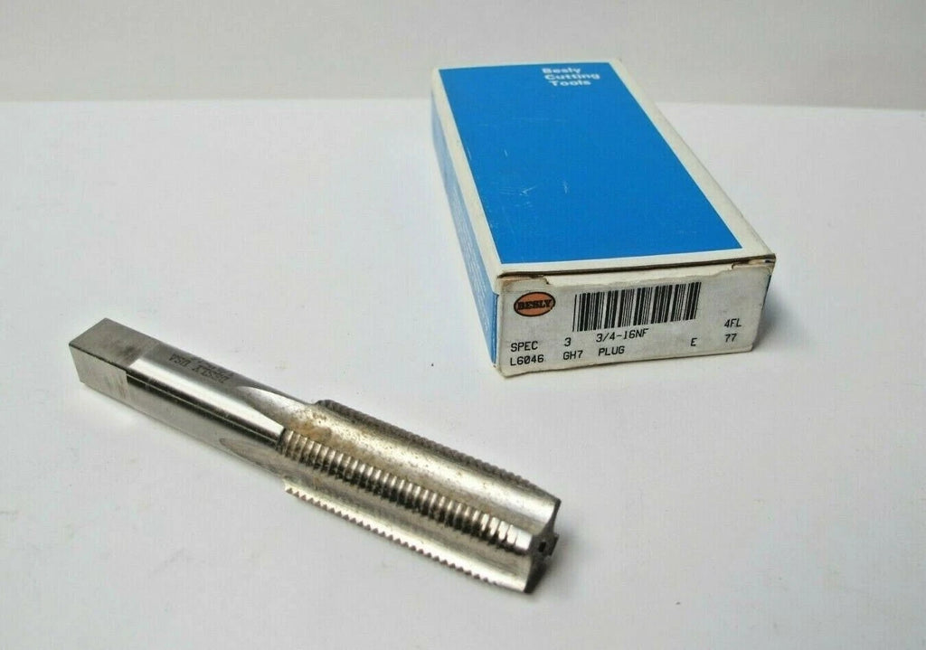 1 Besly Tap 3/4" - 16 PLUG NF 4 Flutes GH7 Brand New Made in USA