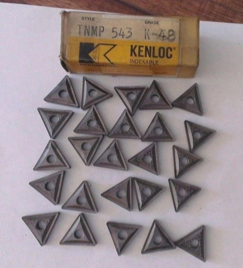 25 Pcs Kennametal Kenloc TNMP 543 K 68 Indexable 27 06 12 Lathe Carbide Inserts