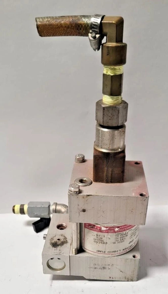 Maximator High Pressure Air Driven Liquid Pump PP22 PP SERIES Water Oil Service