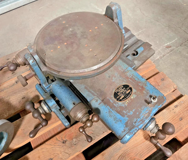 12” Precision Rotary Table Bridgeport Milling Machine Tilting X Y Felker HVCT
