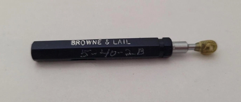 5-40 2B Brown & Lail NO GO Thread Plug Gage NOGO P.D. .1112