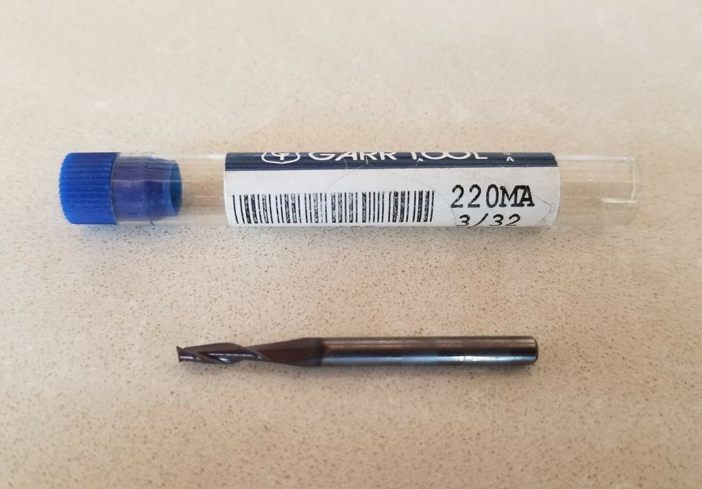 GARR Tool 220MA 3/32" End Mill Carbide EDP # 11057 2 FL New