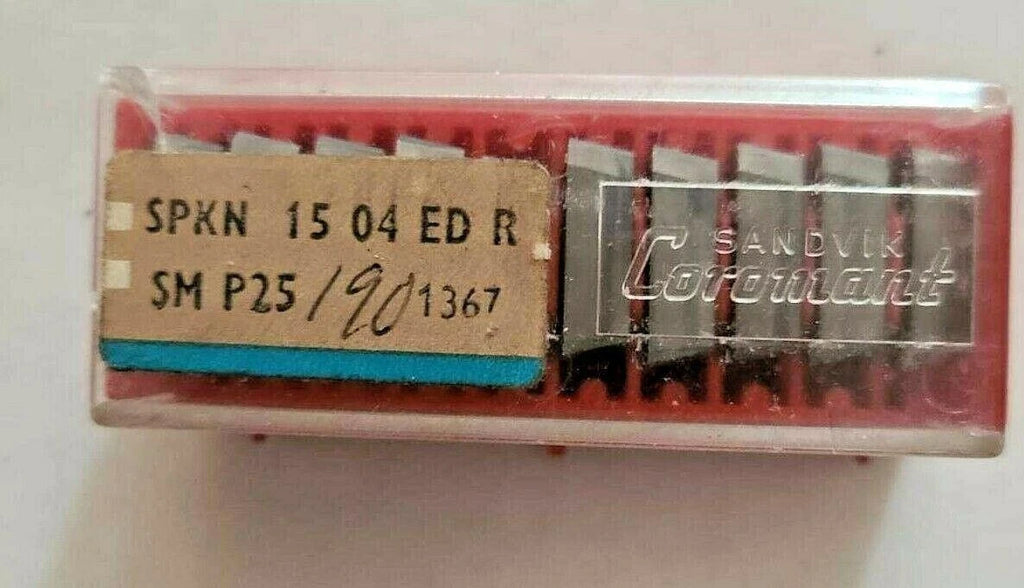 SANDVIK COROMANT SPKN 15 04 ED R SM P25 Lathe mill 10 Carbide Inserts