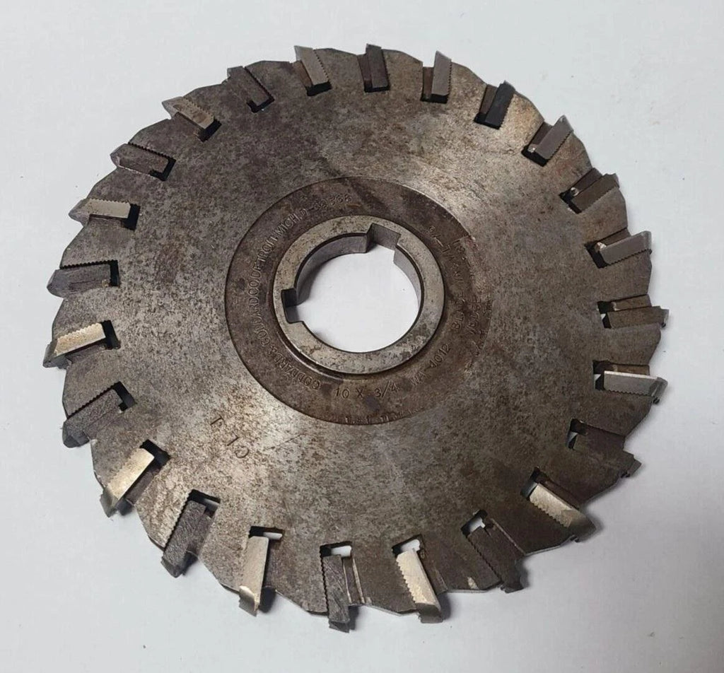 Goddard Indexable Mill Milling Cutter Carbide Inserts Blade 10” x 3/4” WA-1012