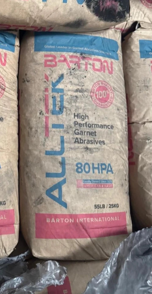 GARNET 80HPA Barton Supersack High Performance Abrasives 55 LBS for Water Jet