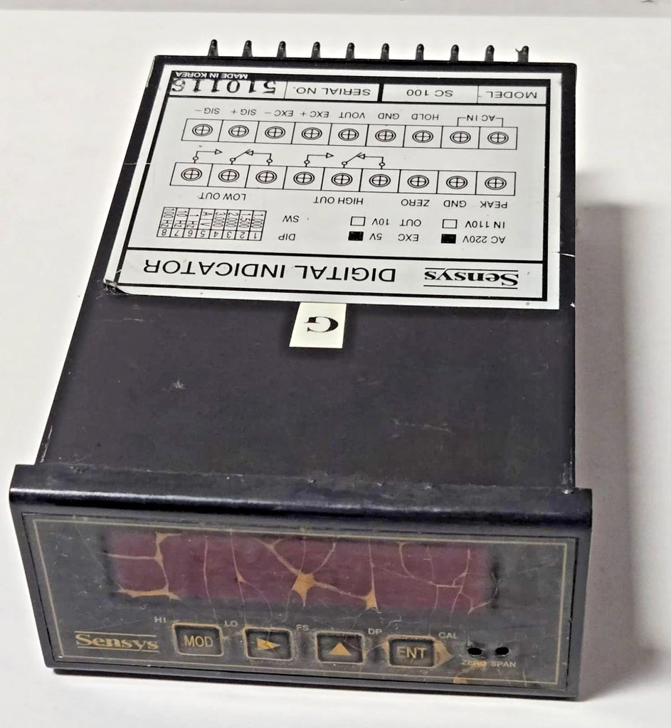 Sensys SC 100 SC-100 SC100 Digital Indicator