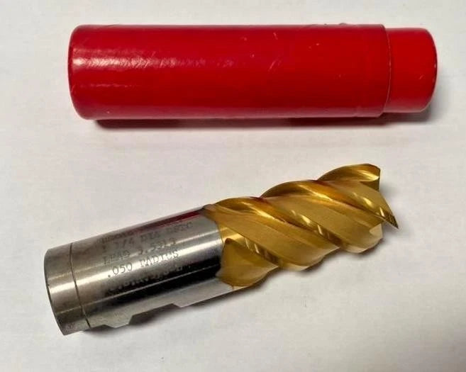 Regal Beloit 4 Flutes End Mill High Speed Steel HSS USA 1-1/4 Shank New