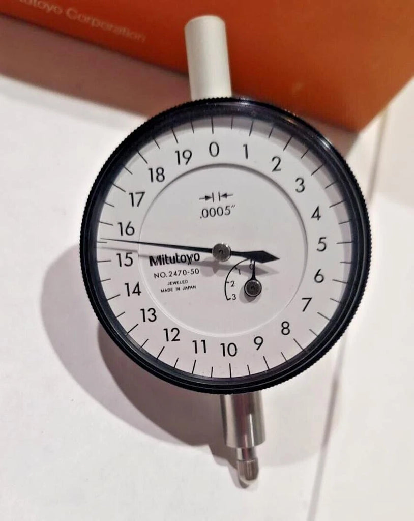 MITUTOYO 2470-50 DIAL INDICATOR .0005" .050" RANGE