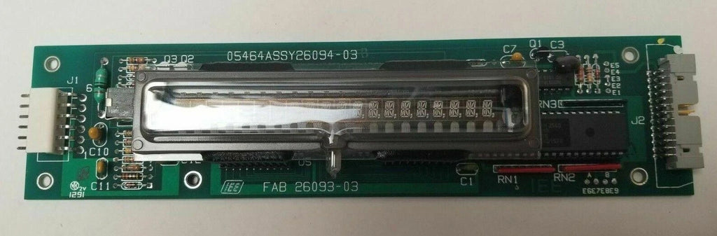 IEE 05464ASSY 26094 - 03 VFD Vacuum Fluorescent Display FAB 26093 - 03